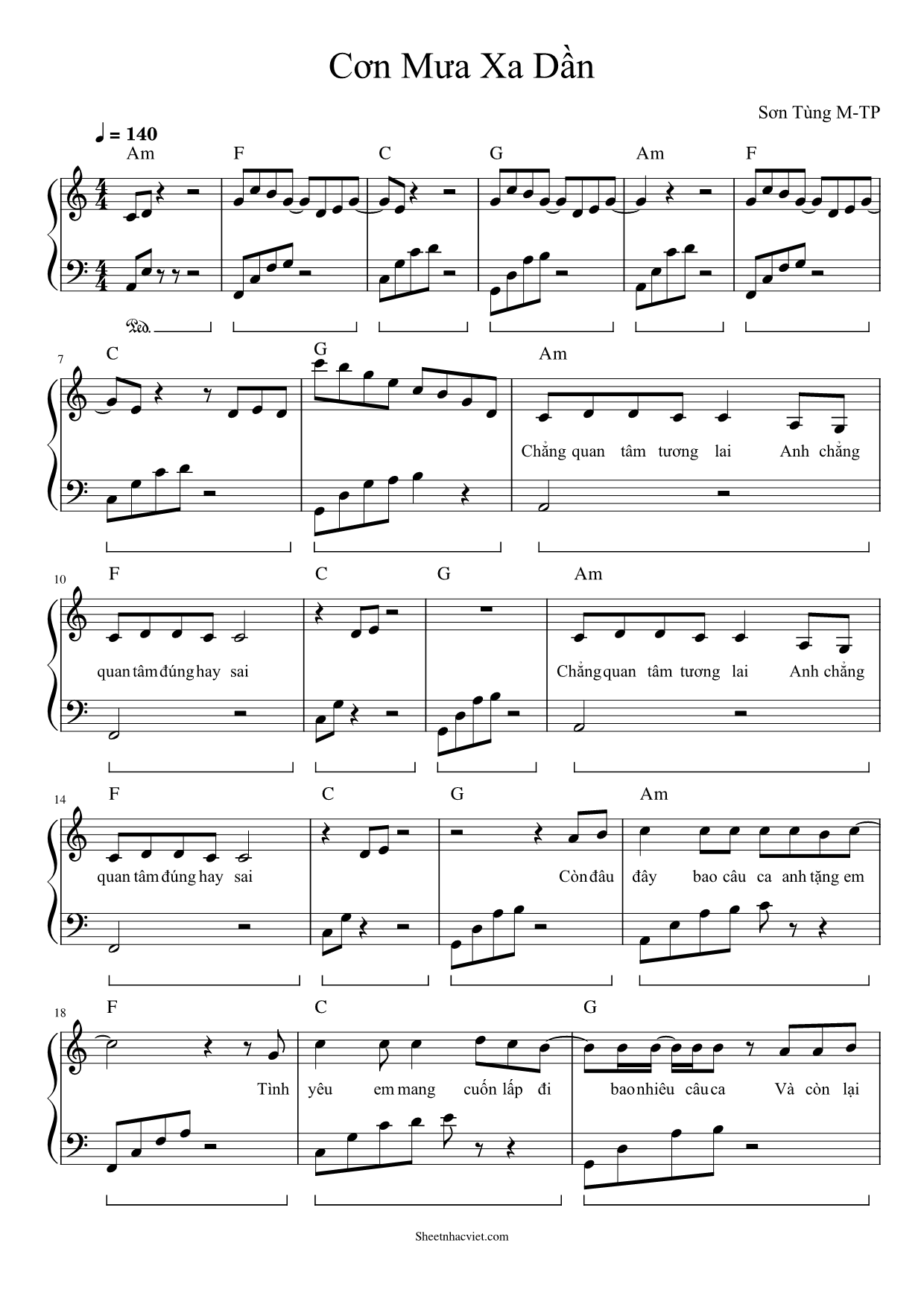 Cơn Mưa Xa Dần – Sơn Tùng M-TP