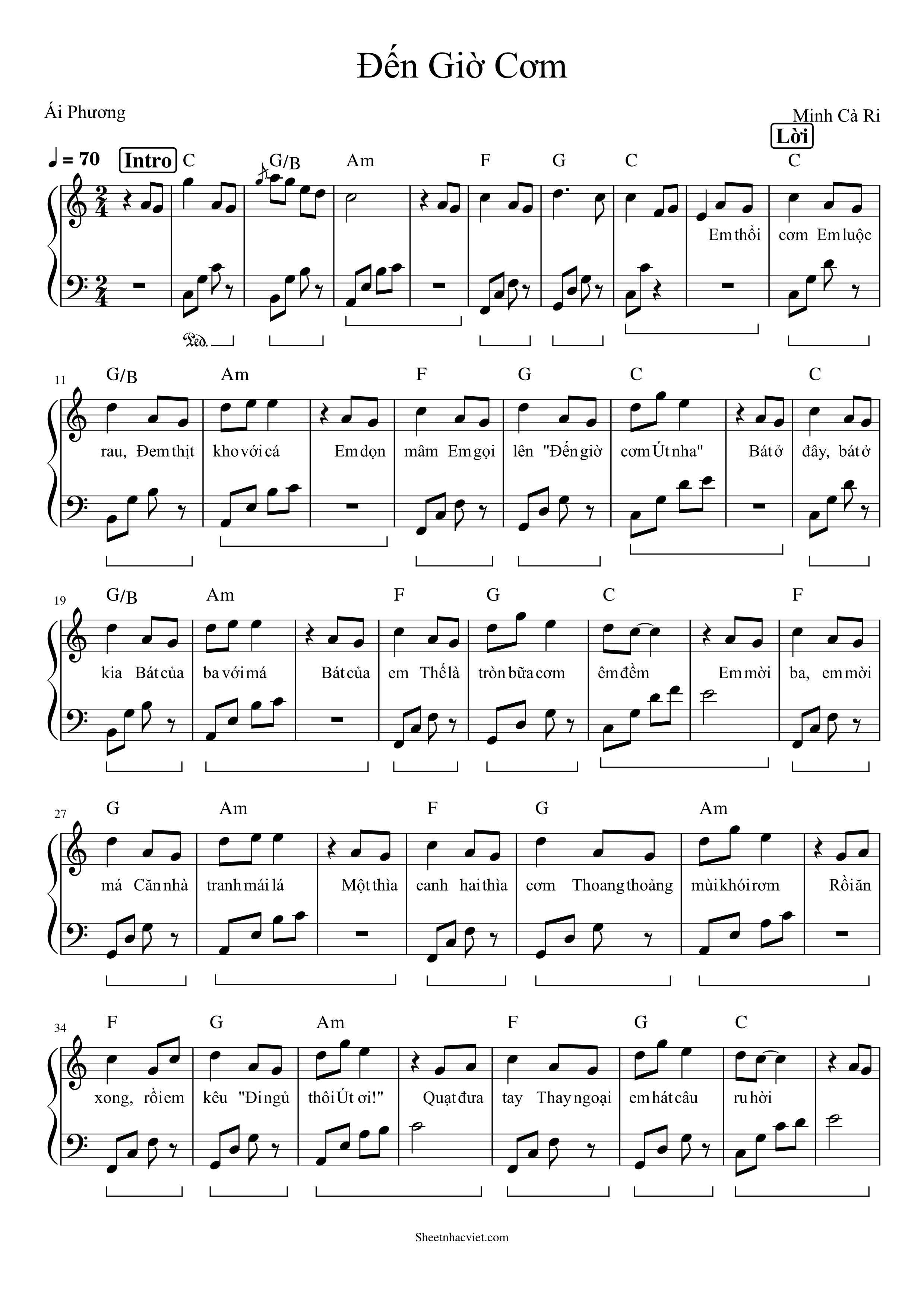 Đến Giờ Cơm – Ái Phương