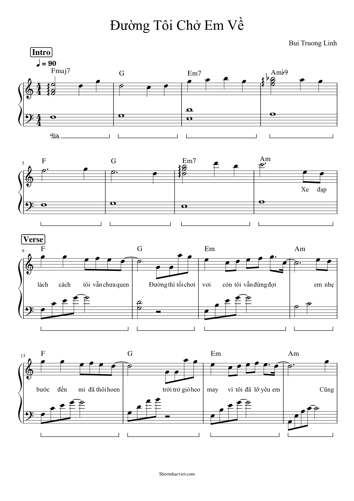 Đường Tôi Chở Em Về – buitruonglinh