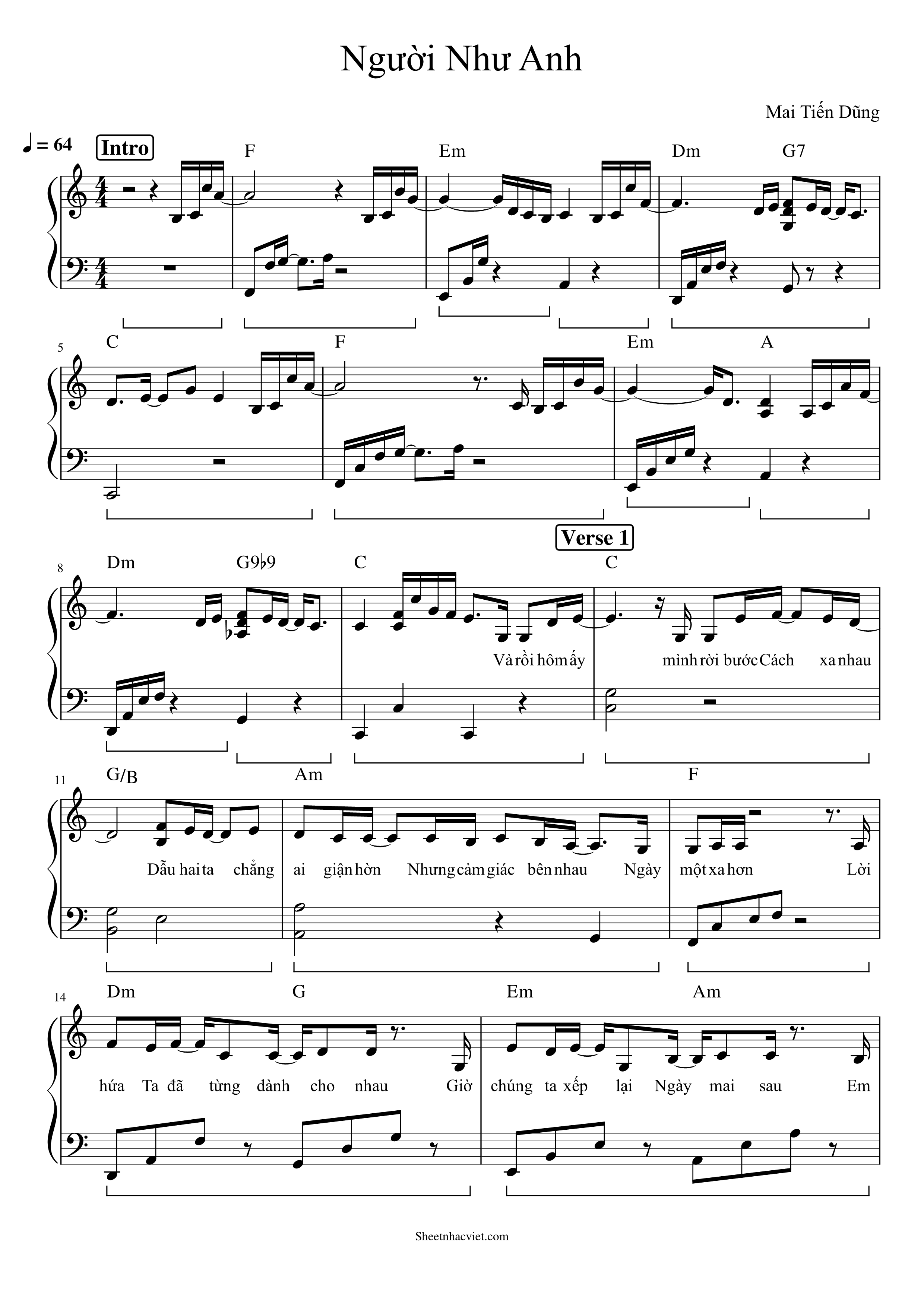 Người Như Anh – Mai Tiến Dũng